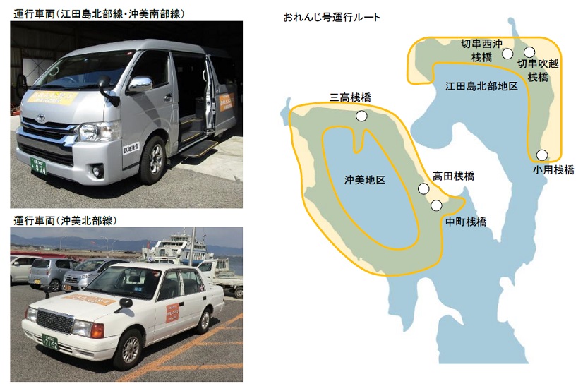 予約型乗合タクシー おれんじ号 乗合タクシー 江田島北部朝夕便 江田島市役所ホームページ