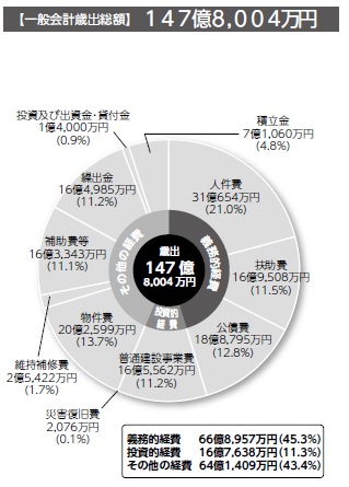 歳出総額円グラフ