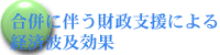合併に伴なう財政支援による経済波及効果